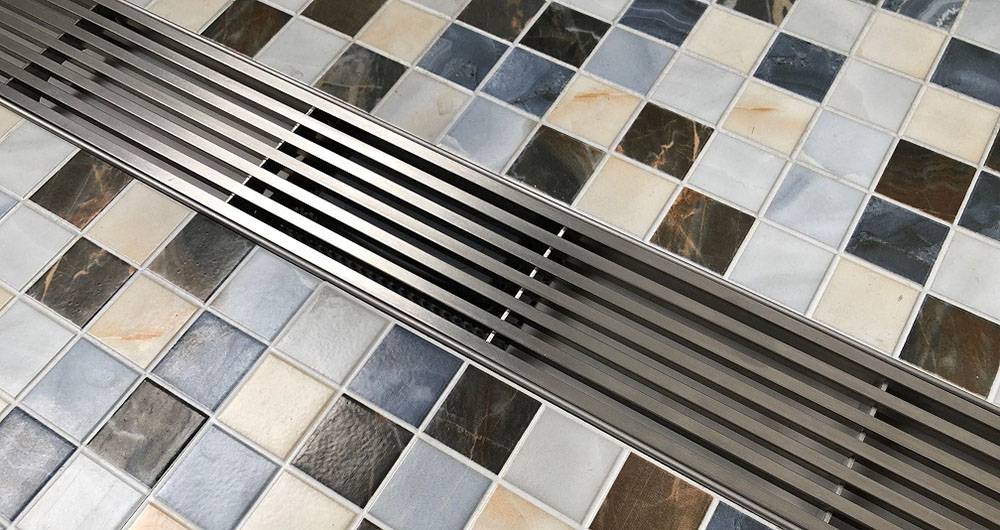 Stainless Steel Wedge Wire Grate Linear Shower Drain Shower Trench Drain Floor Drain-4
